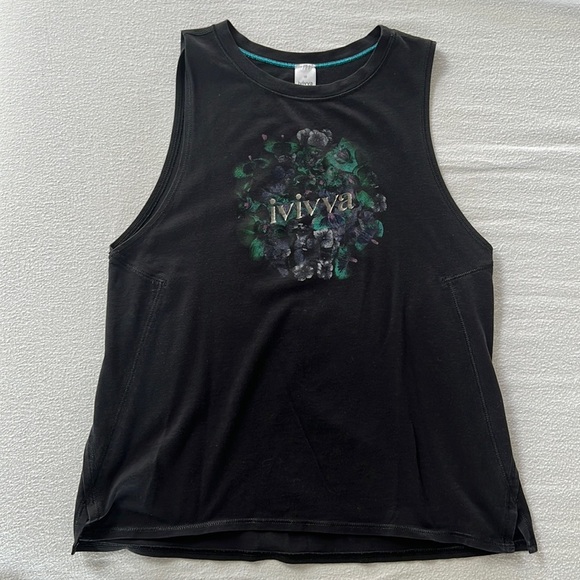 Ivivva Girls’ Floral Muscle Tank - Picture 1 of 4